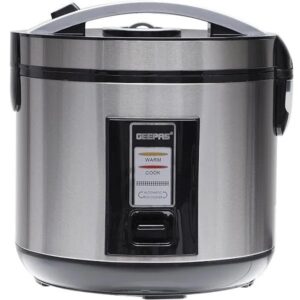 Geepas  Stainless Steel 1.8L Rice Cooker with Steamer