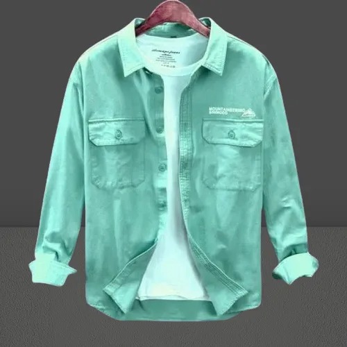 Men’s Trendy Printed Cotton Casual Shirt - Image 6