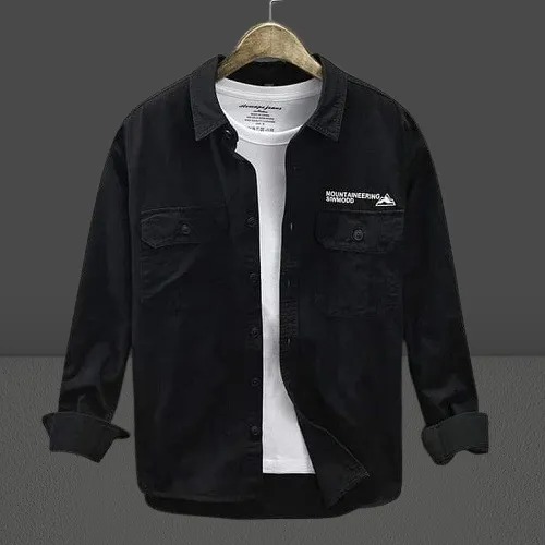 Men’s Trendy Printed Cotton Casual Shirt - Image 3