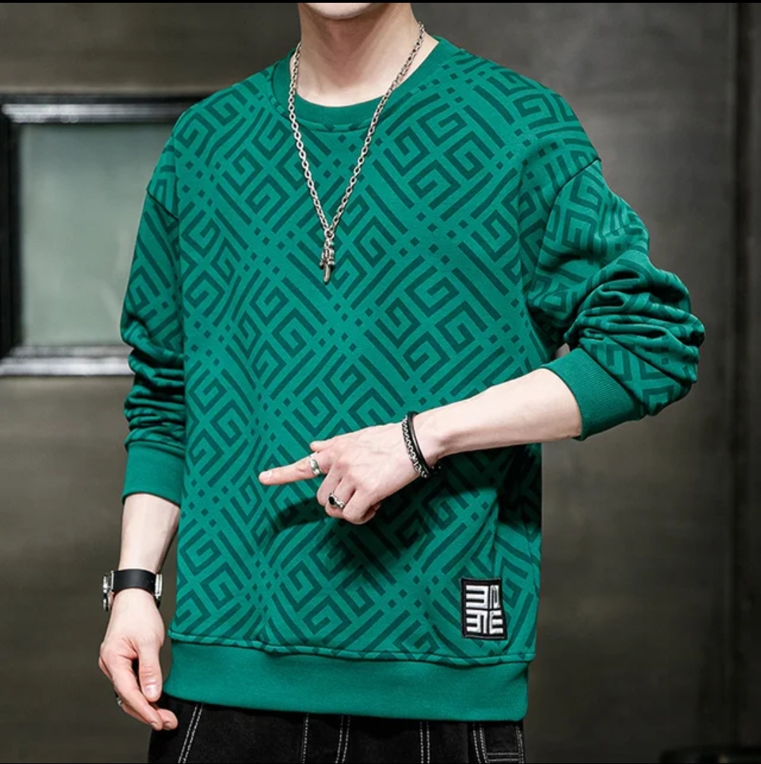 Men’s Premium Cotton Long Sleeve T-Shirt - Image 2