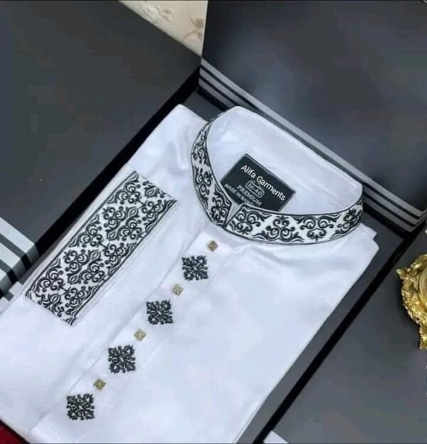 Premium Embroidered Tencel Cotton Panjabi