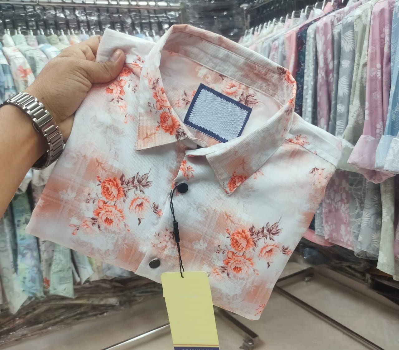 Men's Premium Cotton Spandex Slim Fit Shirt