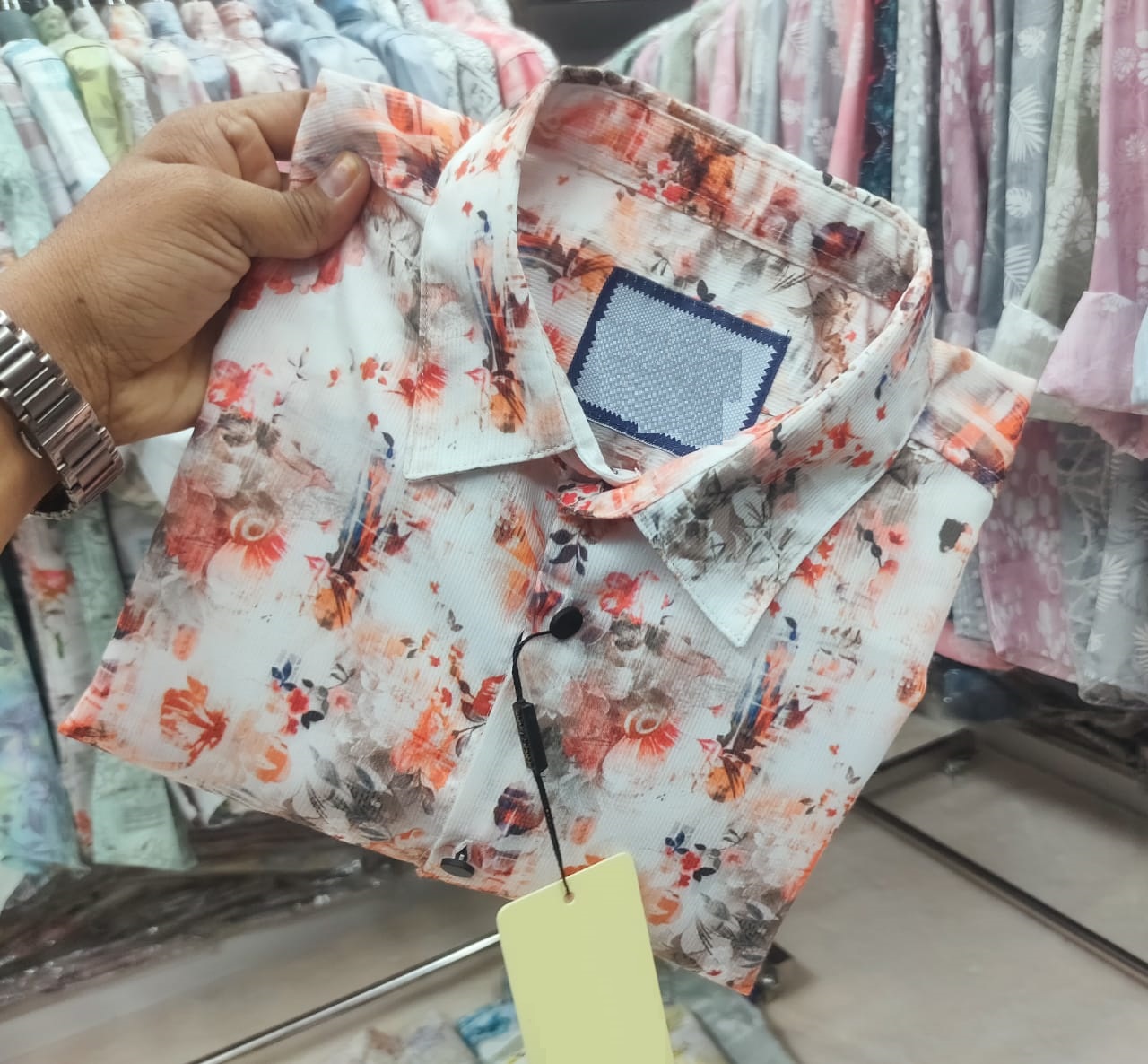 Men's Premium Cotton Spandex Slim Fit Shirt