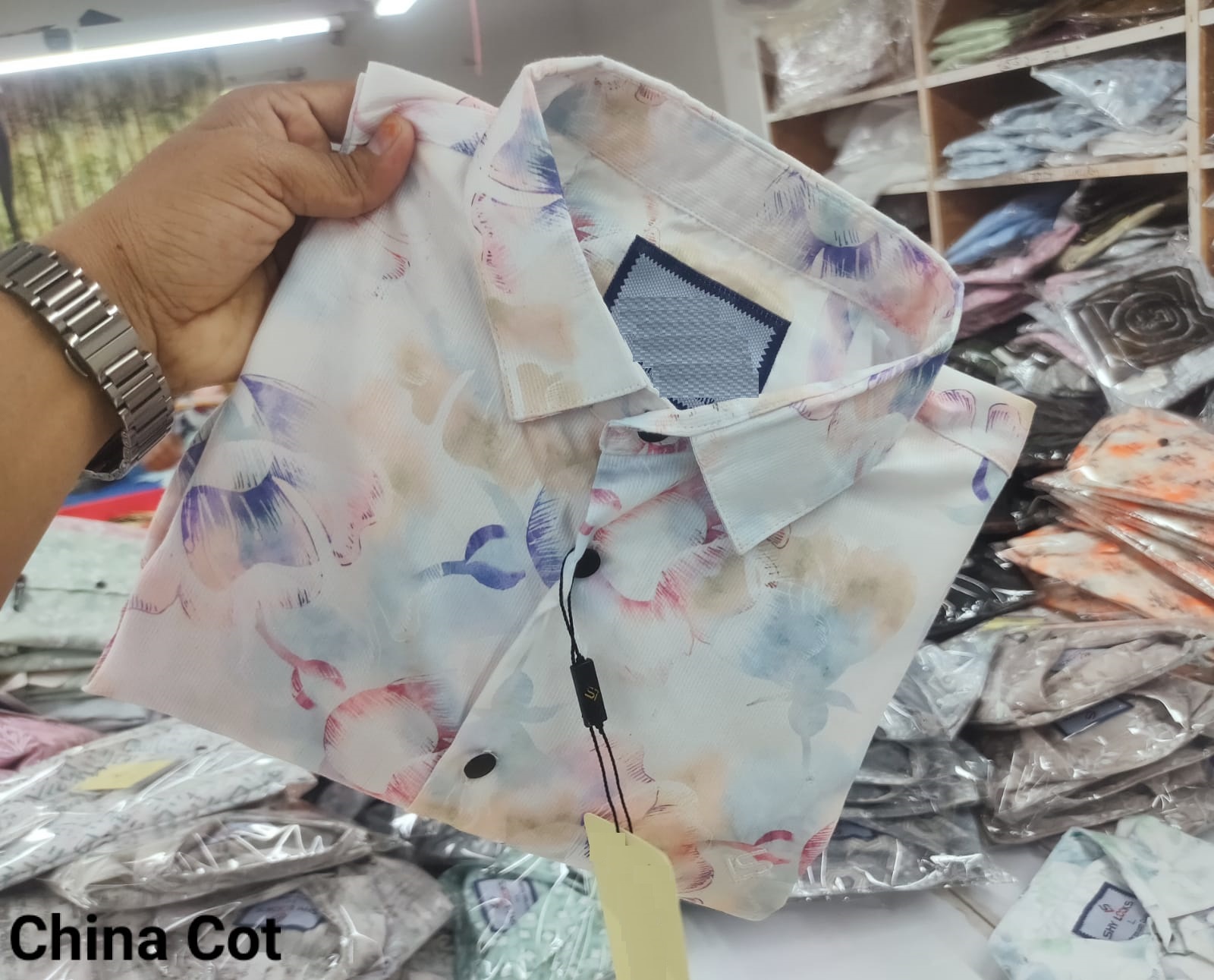 Men's Premium Cotton Spandex Slim Fit Shirt