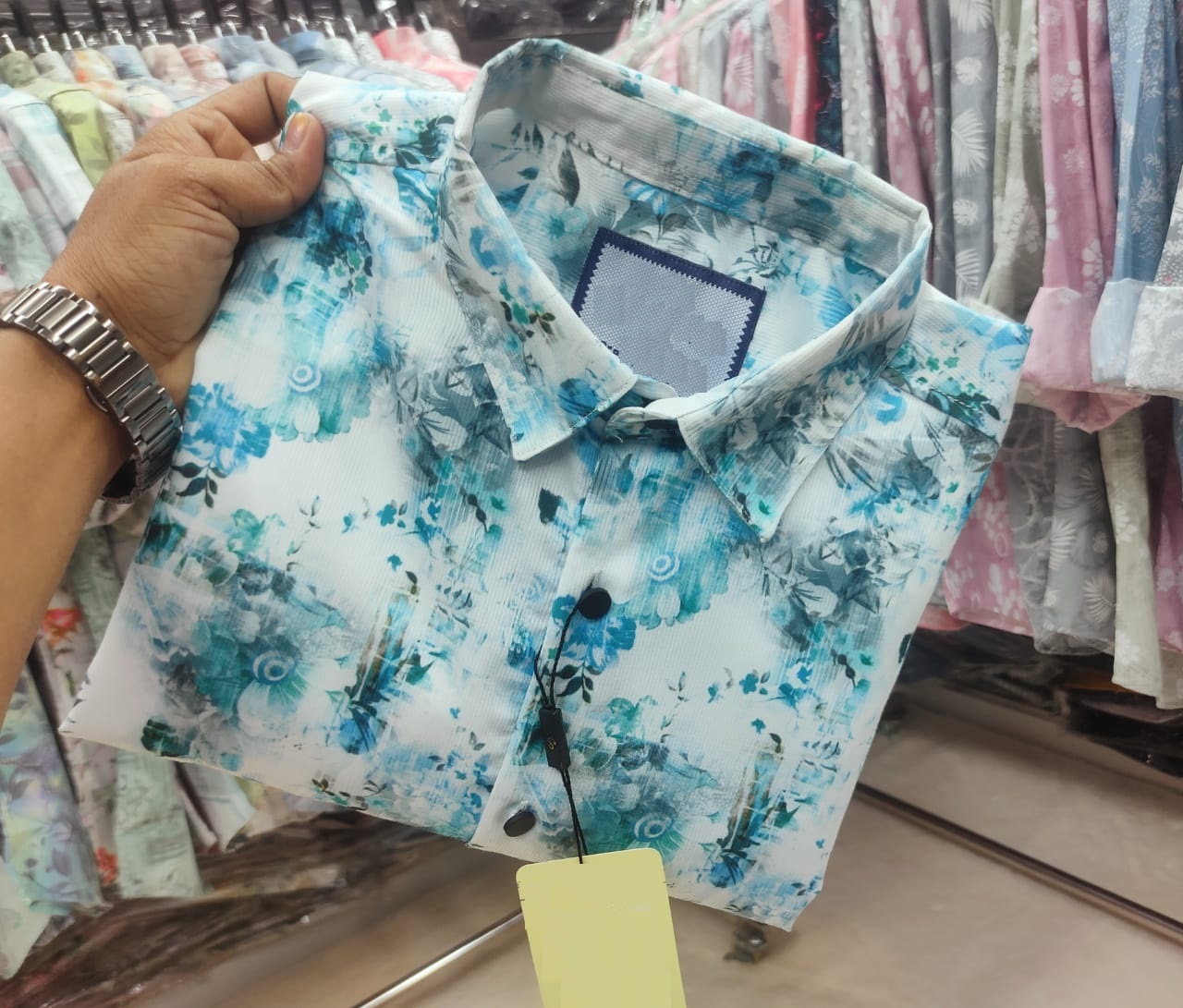 Men's Premium Cotton Spandex Slim Fit Shirt - Image 2