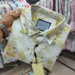 Men's Premium Cotton Spandex Slim Fit Shirt