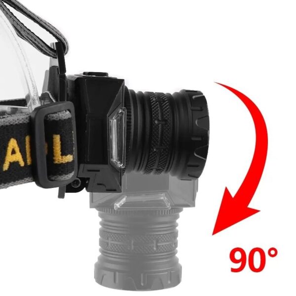 GearUP  Rechargeable LED Headlamp with Power Bank - Image 4