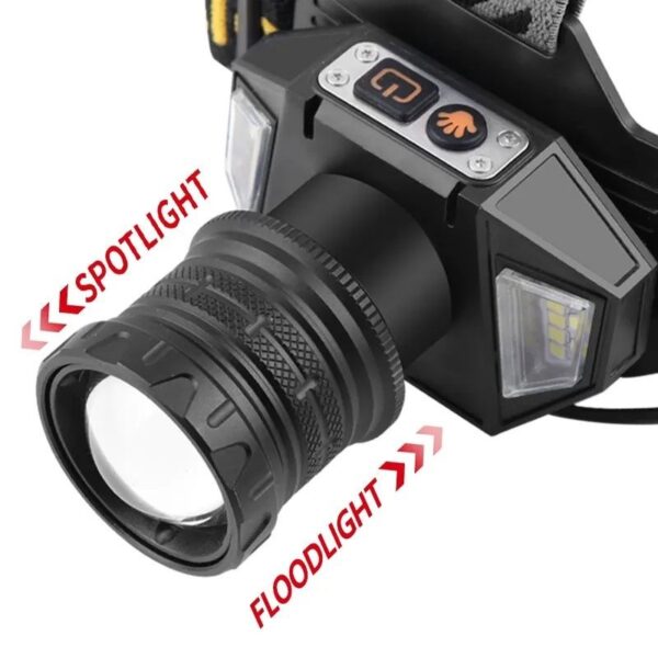 GearUP  Rechargeable LED Headlamp with Power Bank - Image 5