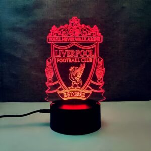 GearUP 7-Color Acrylic RGB Touch Night Lamp – Black Base
