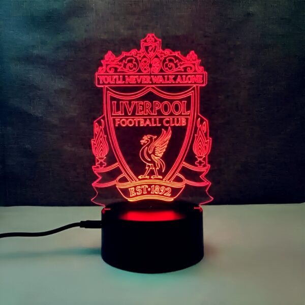 GearUP 7-Color Acrylic RGB Touch Night Lamp – Black Base