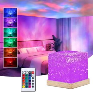 🌊 USB Dynamic Water Pattern Crystal Lamp