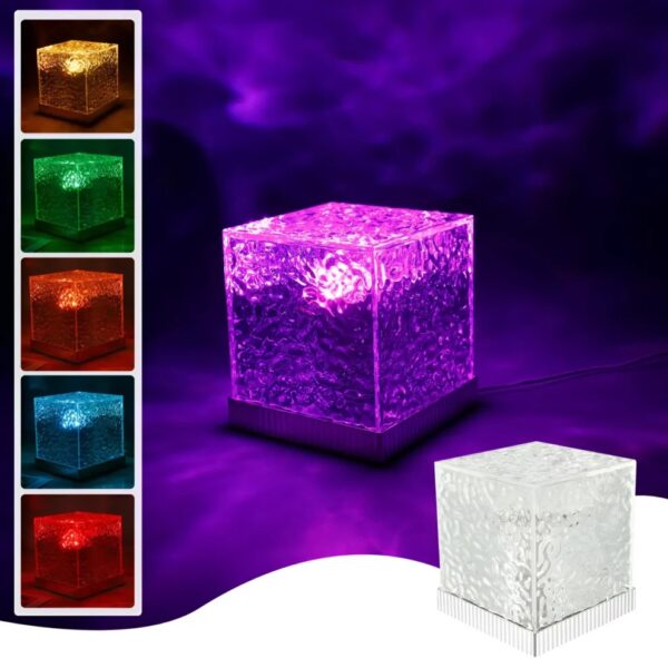 🌊 USB Dynamic Water Pattern Crystal Lamp - Image 2