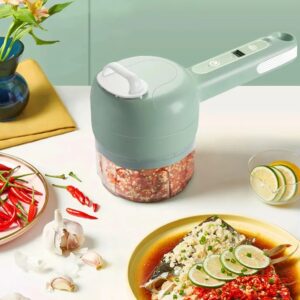 🔌 ElectricVegetable Cutter, Slicer, Grinder & Masher