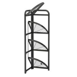 🗄️ Premium Khaos 4-Tier Foldable Corner Shelf