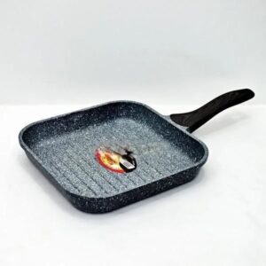 🍖 Kiam 26cm Die-Casting Grillpan with Glass Lid