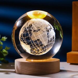 🌌 3D   Astronaut  Ball with 1-Color LED Base