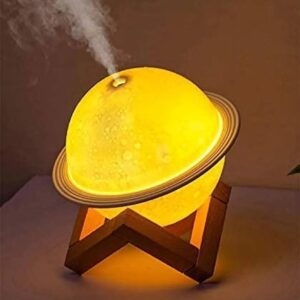 Portable Planet Humidifier with Colorful Ambient Light