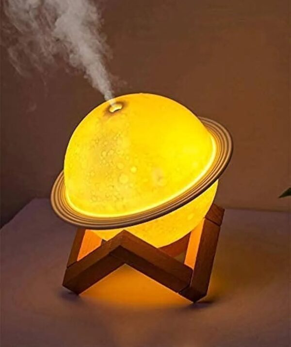 Portable Planet Humidifier with Colorful Ambient Light