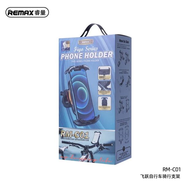 🏍️ Remax RM-C01 Fiyo Series Motorcycle Phone Holder - Image 2