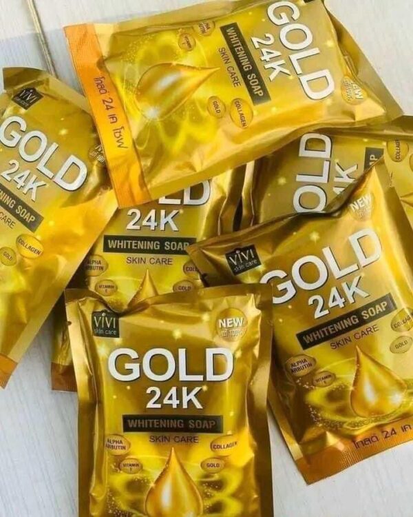 ✨Natural luxurious Gold 24K Whitening Soap - Image 3