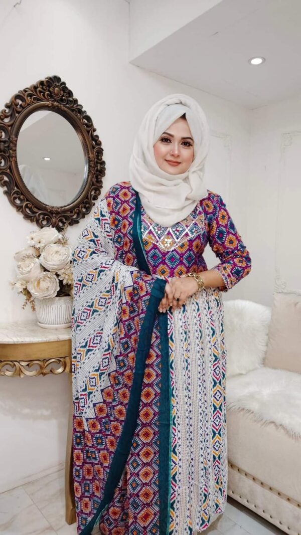 👗 Premium Jamdani Nayra Cut Three Piece
