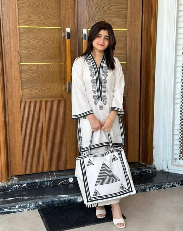 👜 Two Piece with Free Matching Fabric Bag – Premium Linen