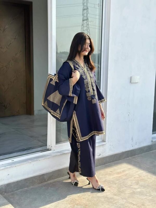 👜 Two Piece with Free Matching Fabric Bag – Premium Linen