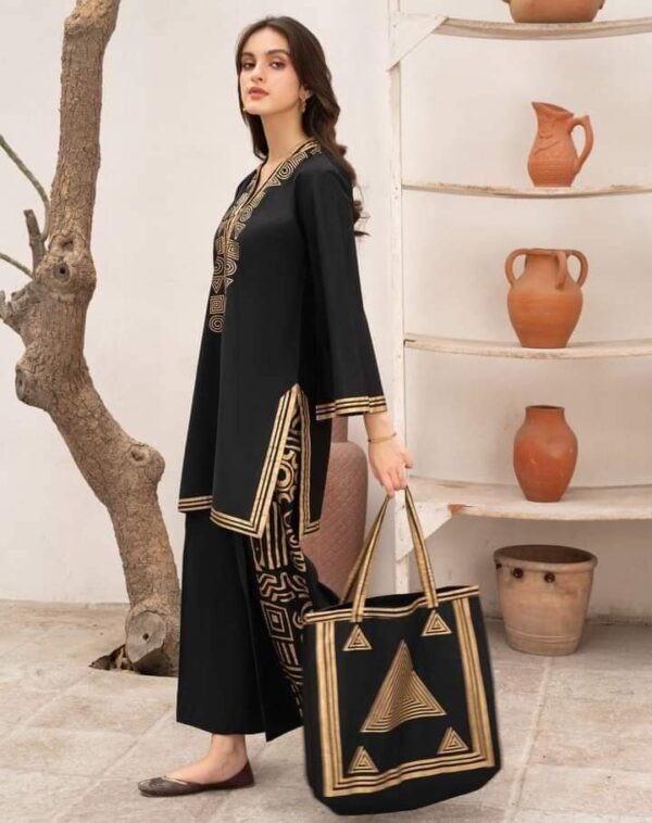 👜 Two Piece with Free Matching Fabric Bag – Premium Linen - Image 4