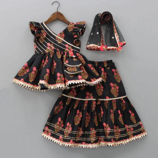 👚✨ Trendy Tops with Sharara Set for Baby Girls - Image 5