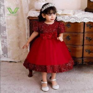 🧚♀️ Baby Pori Dress – Sparkling AC Net
