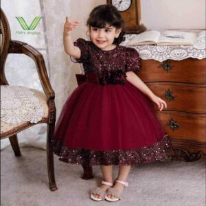 🧚♀️ Baby Pori Dress – Sparkling AC Net