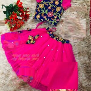 🥻 Baby Party Lehenga – Gorgeous AC Net