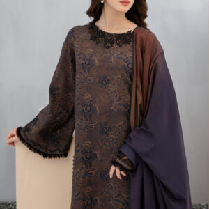 👗 Premium Digital Print Three Piece – Soft Dubai Silk