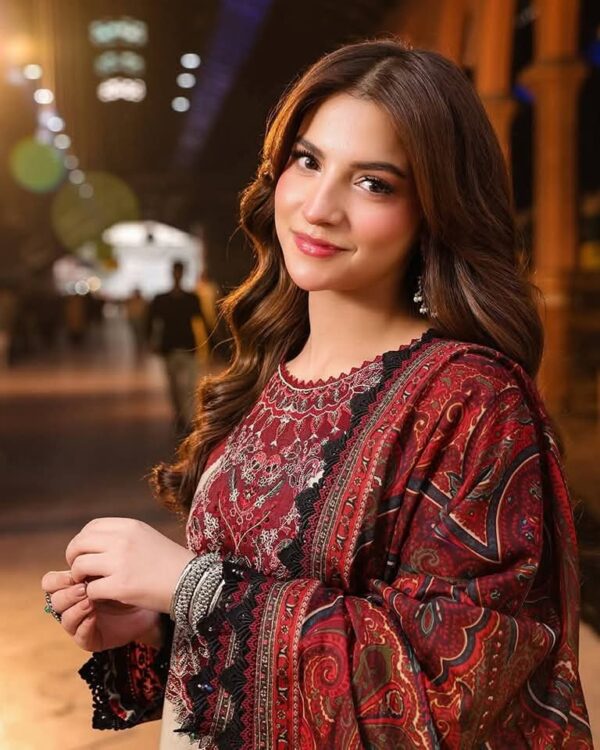 👗 Digital Print Three Piece – Dubai Silk