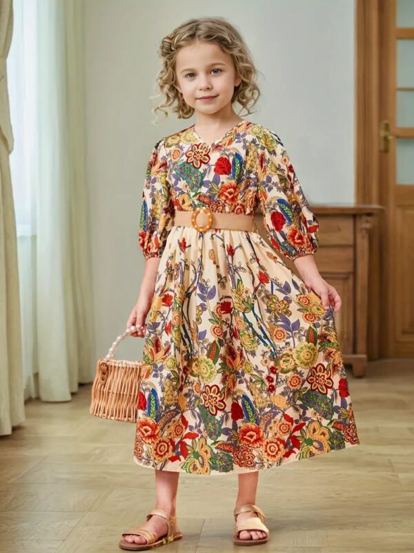 👗 Baby One Piece Linen Dress – Soft & Stylish Wear