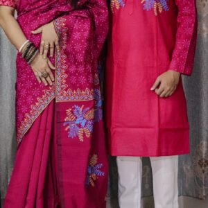 👫 Couple Set – Premium Sharee & Panjabi