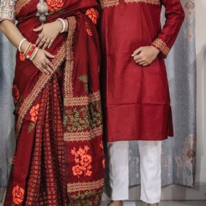👫 Couple Set – Premium Sharee & Panjabi