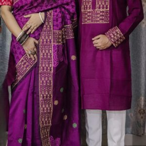 👫 Couple Set – Premium Sharee & Panjabi