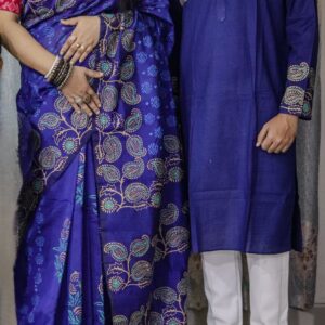 👫 Couple Set – Premium Sharee & Panjabi