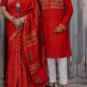 👫 Couple Set – Premium Sharee & Panjabi