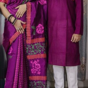 👫 Couple Set – Premium Sharee & Panjabi