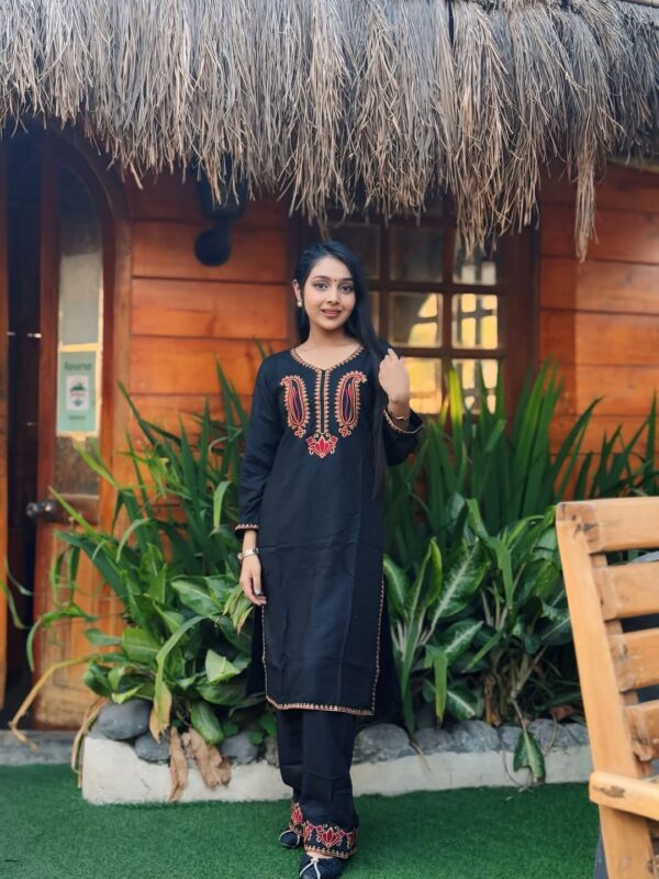 👗 Co-Ords Set Two Piece – Heavy Embroidered VIP Cotton