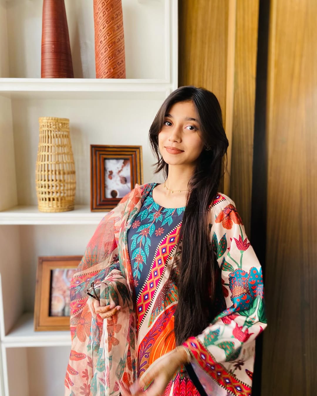 👗 Premium Digital Print Three Piece – Sensetic Silk