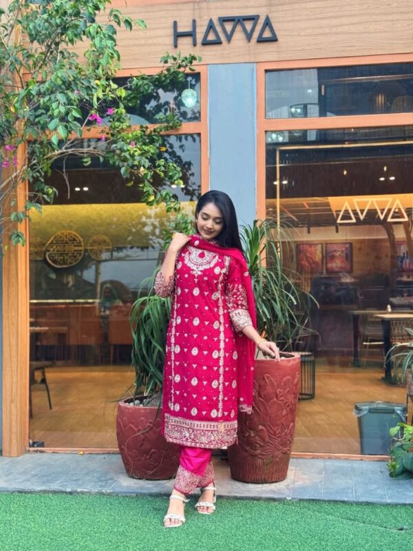🌟 Premium Pakistani Aspire Three Piece Set - Image 2