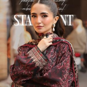 Digital Print Three Piece – Premium Cotton Silk
