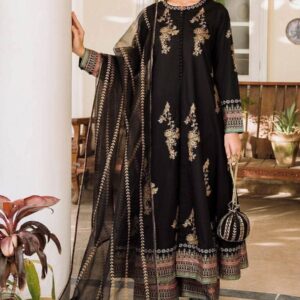 Readymade Afsan Print Three Piece – Pure Cotton