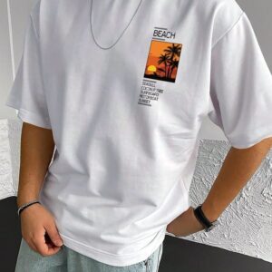 👕 Stylish Drop Shoulder T-Shirt – Premium Quality Cotton